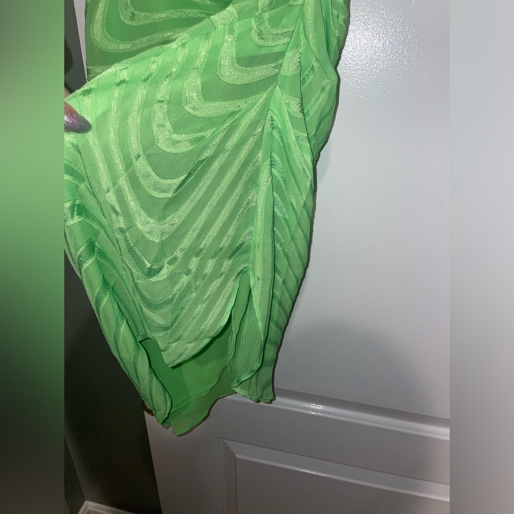 Amanda Uprichard x Free People Samba Gown in Apple Swirl 🍏 size XS - Picture 13 of 15